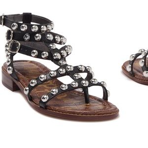 Sam Edelman Eavan Studded Sandal in black
